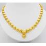 Heart 22k 23k 24k Thai Baht Yellow Gold GP Gold Plated Necklace Choker Pendant Jewelry Women