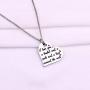 Detailed I Love You a Bushel and a Peck and a Hug Around The Neck Keychain Gift for Her