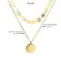 Avanlin Gypsy Layered Sequin Necklaces Gold Coin Pendant Choker Necklace Chain Jewelry for Women and Girls Avanlin Gypsy Layered Sequin Necklaces Gold Coin Pendant Choker Necklace Chain Jewelry for Women and Girls