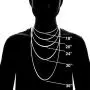 ARTURO ZETA Rhodium Plated 925 Sterling Silver Diamond Cut Rope Chain Solid Italian Necklace for Men or Women
