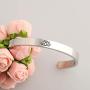 Mulan Quote Cuff Bracelet The Flower That Blooms In Adversity Is The Most Rare And Beautiful Of All Princess Bracelet Jewelry