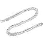 Cuban Link Necklace for Men - Hip Hop Necklace Iced Out with Bling Rhinestones, Fashion Accessory for Hip Hop Lovers