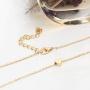 Shegirl Heart Choker Necklace Delicate Love Necklace Pendant Necklace Gold Jewelry for Women and Girls (Gold)