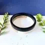 HILROSE Wooden & Resin Bangles for Women/Girls - Bohemian Minimalist Wood Bangle Bracelet Boho Jewelry Gifts(8cm x 8cm)