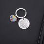 ENSIANTH Autism Teacher Keychain Autism Teacher Gift Autism Jewelry Gift Autism Teacher Appreciation Gift