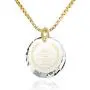 NanoStyle Serenity Prayer Necklace Inspirational Pendant Inscribed in 24k Gold on Round CZ, 18'' Gold Filled Chain NanoStyle Serenity Prayer Necklace Inspirational Pendant Inscribed in 24k Gold on Round CZ, 18'' Gold Filled Chain