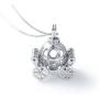 925 Sterling Silver Pumpkin Carriage Pendant Necklace,Bracelet