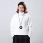 COOSTUFF ANNA Womens Pendant Necklace Wood Handmade Jewelry Long Rope Sweater Necklace for Woman
