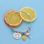 SEIRAA Pineapple Jewelry Sand Tall Be Sweet Keychain Flamingo Jewelry Tropical Inspirational Gift