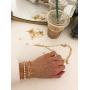 Moris Chain Necklaces for Women 18K Gold Dainty Link Paperclip Necklace for Girl Gift