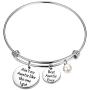 POTIY Aunt Jewelry Gift Best Aunt Ever Bracelet Aint no Auntie Like The one I got Birthday Gift for Auntie from Nephew or Niece