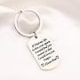 FUSTMW Couple Keychains Husband from Wife Couple Gifts for Girlfriend Boyfriend I Love You Keychain if I Had My Life to Live Over Again I Would Find You Sooner