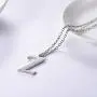 PROSTEEL Stainless Steel/Sterling Silver Initial Name Necklace, A to Z Initial Letter Personalized Necklaces for Men Women, Gold/Silver/Black Tone, 16''/20'' Adjustable, Come Gift Box PROSTEEL Stainless Steel/Sterling Silver Initial Name Necklace, A to Z Initial Letter Personalized Necklaces for Men Women, Gold/Silver/Black Tone, 16''/20'' Adjustable, Come Gift Box