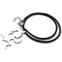 GWOOD Juggalette Pendant with 18 Inch Cord Necklace Silver Color