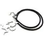 GWOOD Juggalette Pendant with 18 Inch Cord Necklace Silver Color GWOOD Juggalette Pendant with 18 Inch Cord Necklace Silver Color