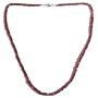Shop LC 925 Sterling Silver Rhodium Plated Round Rhodolite Garnet Beads Necklace Jewelry Birthday Gifts for Women Size 18'' Ct 36.1