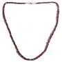 Shop LC 925 Sterling Silver Rhodium Plated Round Rhodolite Garnet Beads Necklace Jewelry Birthday Gifts for Women Size 18'' Ct 36.1
