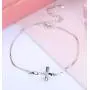 Fiasaso 925 Sterling Silver Cross Bracelets for Women God in My Heart Faith Christian Bracelets Religious Jewelry 6.7In-8.7In Fiasaso 925 Sterling Silver Cross Bracelets for Women God in My Heart Faith Christian Bracelets Religious Jewelry 6.7In-8.7In