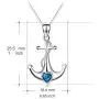 YFN Sterling Silver Anchor Pendant Necklace Nautical Jewelry for Women Girls YFN Sterling Silver Anchor Pendant Necklace Nautical Jewelry for Women Girls