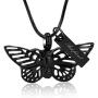 Minicremation Cremation Jewelry for Ashes Memorial Keepsake for Beloveds Ashes Urn Pendants Butterfly Cremation Necklace for Ashes