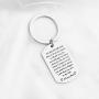 FUSTMW to My Husband Keychain Gift for Husband Anniversary Birthday Gifts Soulmate Keychain from Wife Lover Keychain