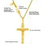 Lifetime Jewelry INRI Crucifix 24k Gold Plated Cross Necklace for Women & Men Lifetime Jewelry INRI Crucifix 24k Gold Plated Cross Necklace for Women & Men