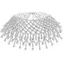 Nicute Festival Rhinestone Choker Necklace Full Crystal Silver Necklaces Chain Summer Club Neck Jewelry Accessories for Women and Girls