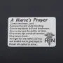 CENWA Nurse Prayer Wallet Card Give to My Heart Lord Compassion and Understanding Gift for Nurse Nursing School Graduation Gift RN Jewelry