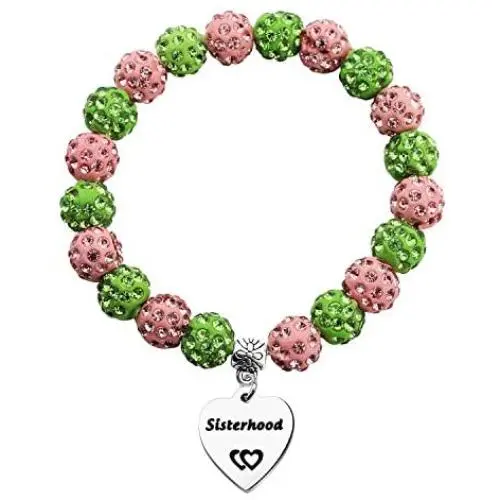 BAUNA Big Little Sorority Gifts Sorority Greek Beaded Bracelet Sisterhood Jewelry Gift for Sorority Sister BAUNA Big Little Sorority Gifts Sorority Greek Beaded Bracelet Sisterhood Jewelry Gift for Sorority Sister