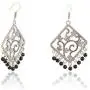 Saissa Silver Plated Oxidised Metal Boho Gypsy Square Indian Earrings Jewelry for Girls and Women Saissa Silver Plated Oxidised Metal Boho Gypsy Square Indian Earrings Jewelry for Girls and Women