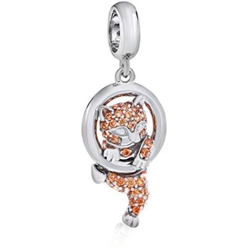 925 Sterling Silver Cat Charm Pet Charm Animal Charm Lucky Charm Christmas Charm for Pandora Charms Bracelet