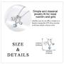 LUHE Stethoscope Pendant Necklace 925 Sterling Silver Heart Necklace Doctor Nurse Graduation Gift