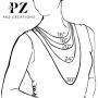 PAZ Creations .925 Sterling Silver Solitaire Amethyst Pendant Necklace