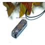 Crystal Chakra Gemstone Orgonite Necklace Pendant | EMF Protection | Energy Generator | Spiritual Healing (Black Tourmaline)