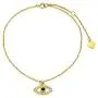 Yafeeso Solid 14K Gold Evil Eye Bracelet 5A Cubic Zirconia Link Protection Bracelet Anniversary Birthday Jewelry Gifts for Her, 6.5+2 Inch