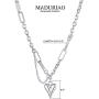 MADURIAO Dainty Cute Choker Necklaces for Women Stainless Steel Pendant Necklace Simple Jewelry Teen Gifts