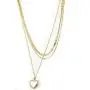 ARZASGO Dainty Heart Necklace, 18K Gold Plated Heart Choker Adjustable Length Necklace Pendant Jewelry Gift for Women Girls ARZASGO Dainty Heart Necklace, 18K Gold Plated Heart Choker Adjustable Length Necklace Pendant Jewelry Gift for Women Girls