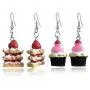DAMLENG 2 Pairs Unique Handmade Simulation Strawberry Layer Cake Dessert Dangle Drop Earrings Set for Women Girls Teens funny Creative Ice Cream Food Jewelry Gifts DAMLENG 2 Pairs Unique Handmade Simulation Strawberry Layer Cake Dessert Dangle Drop Earrings Set for Women Girls Teens funny Creative Ice Cream Food Jewelry Gifts