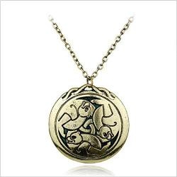 Triple Bears Necklace,The Brave Merida Inspired Pendant,Gift for her,Love Necklace