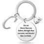 G-Ahora Elephant Keychain with Initial Elephant Charm You are Braver Elephant Gift for Women Girl G-Ahora Elephant Keychain with Initial Elephant Charm You are Braver Elephant Gift for Women Girl