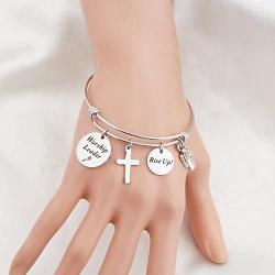 ENSIANTH Christian Jewelry Worship Leader Bracelet Inspirational Jewelry Gift for Religious