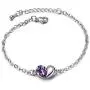 MAFMO Crystal Jewelry Set 4pcs Love Heart Shaped Necklace Bracelet Earrings Ring MAFMO Crystal Jewelry Set 4pcs Love Heart Shaped Necklace Bracelet Earrings Ring