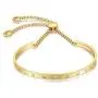 ALLEN DANMI Jewelry Cubic Zirconia 18 K Gold/Rose Gold/White Gold Cuff Bangle Bracelet Adjustable Chic Link Chain Bracelet Shining Luxury Gift for Women. ALLEN DANMI Jewelry Cubic Zirconia 18 K Gold/Rose Gold/White Gold Cuff Bangle Bracelet Adjustable Chic Link Chain Bracelet Shining Luxury Gift for Women.