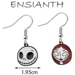 ENSIANTH His Sally &Her Jack Couples Keychain Set of 2 for Boyfriend Girlfriend