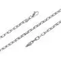 Sterling Silver 3mm Anchor Chain Necklace Solid Italian Nickel-Free, 16-30 Inch Sterling Silver 3mm Anchor Chain Necklace Solid Italian Nickel-Free, 16-30 Inch