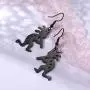 fishhook Southwestern Native American Style Kokopelli Figure Flutist Stainless Steel Drop Dangle Pendant Earrings for Girl Women fishhook Southwestern Native American Style Kokopelli Figure Flutist Stainless Steel Drop Dangle Pendant Earrings for Girl Women
