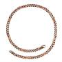 MagnetRX® Copper Magnetic Therapy Necklace - Copper Magnetic Necklace for Pain Relief and Healing - 99.9% Pure Copper Curb Chain Necklace with Magnets (22.0 Inches)