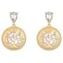 Sinkcangwu Women Earrings Statement Rhinestone Earrings Round Tree Pendant Trend Fashion Jewelry Drop Hanging Dangle Earring Charm Colorful