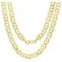Nuragold 10k Yellow Gold Solid 7.5mm Anchor Mariner Link Chain Necklace, Mens Jewelry Lobster Lock 20'' 22'' 24'' 26'' 28'' 30''
