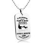 Basic House Dad/Mom To Son/Daughter Boys/Girls Jewelry Dog Tag Necklace Personalized Custom Military Dogtags Pendant